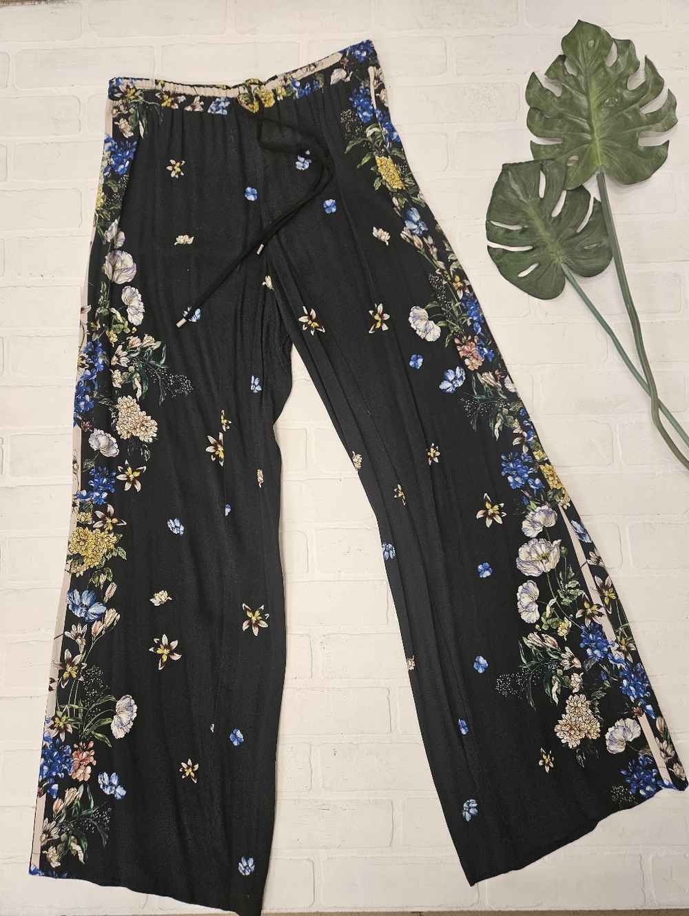 Floral Degradé Tux Pant